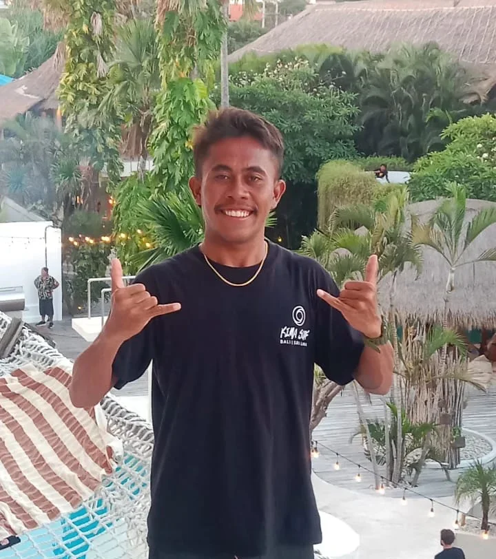 Jack — local surf instructor in Uluwatu, Bali